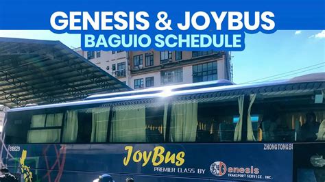 genesis transport service|GENESIS TRANSPORT & JOY BUS SCHEDULE: .